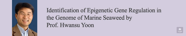 Identification of Epigenetic Gene Regulation in the Genome of Marine Seaweed by Prof. Hwansu Yoon